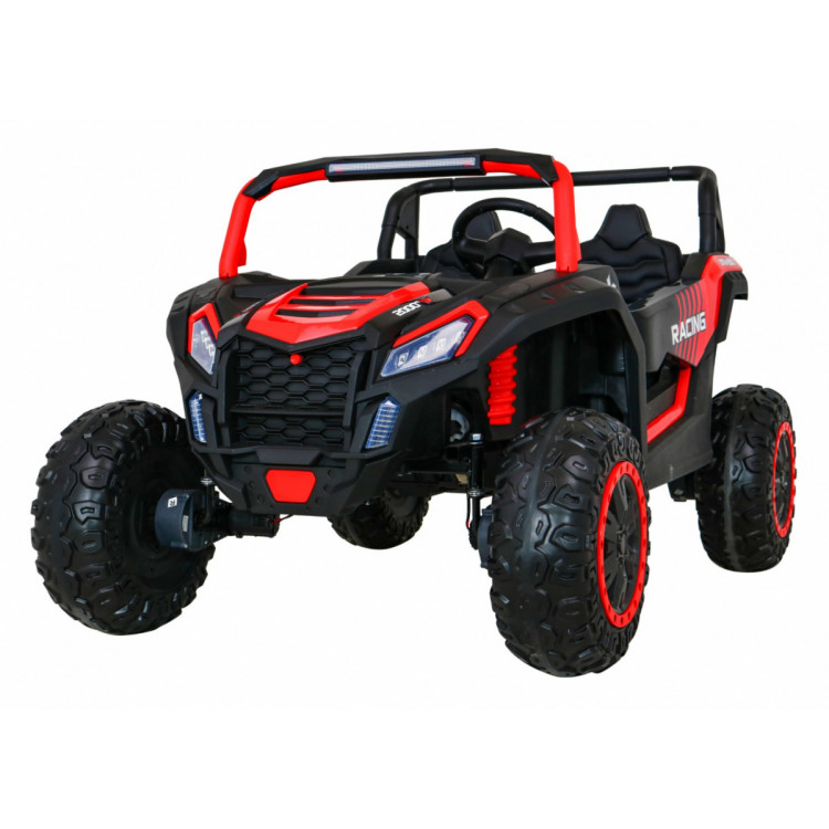 Elektrické autíčko Buggy ATV Racing Dvojmiestne!!! Červené - 4 X 200 W - 24V7Ah